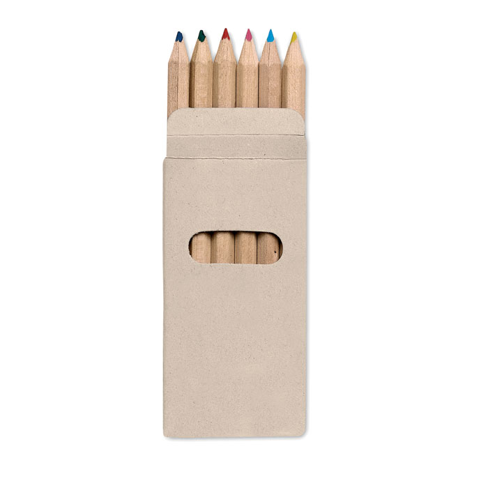 6 coloured pencil set