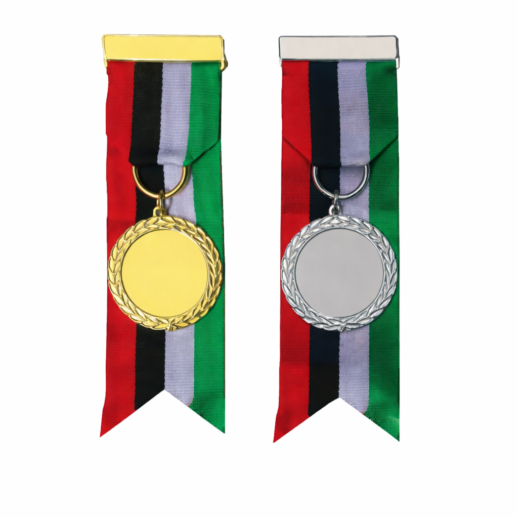 Medal with UAE flag ribbon
