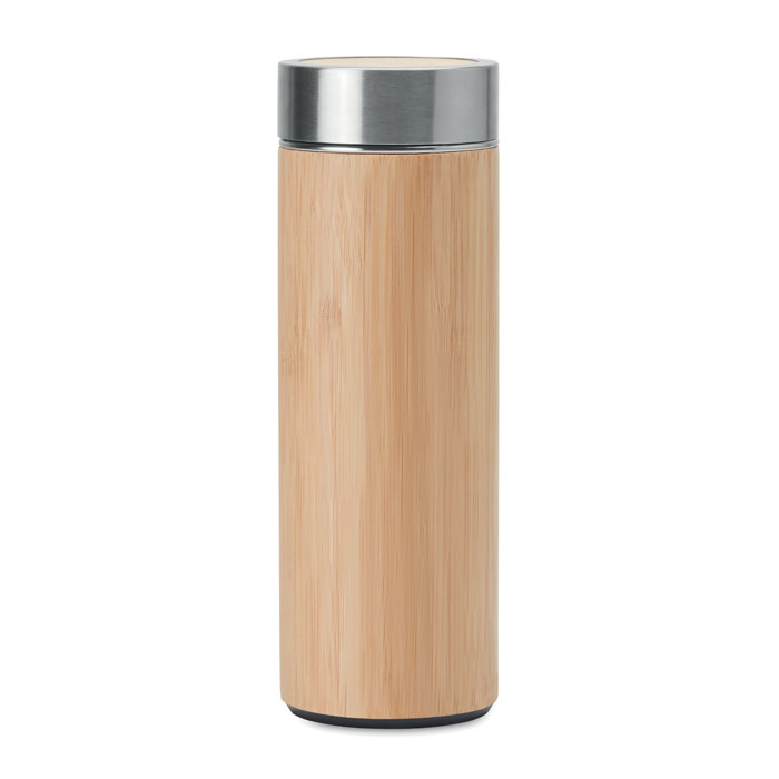 Double wall bamboo bottle 400 ml