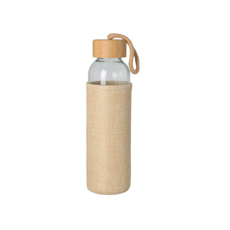Glass Bottle with Jute Sleeve - 500 ml